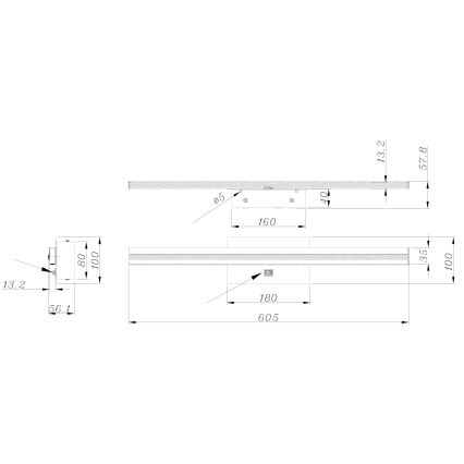 Globo - Applique a LED da bagno LED/18W/230V IP44