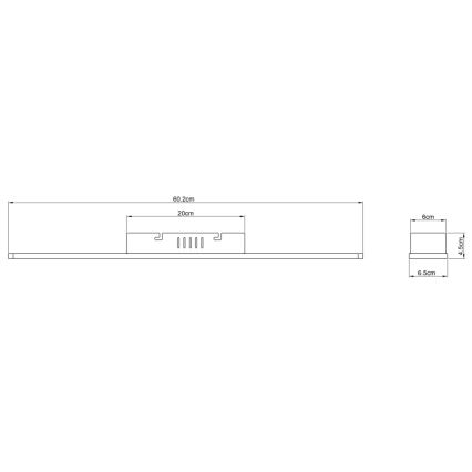 Globo - Plafoniera LED da bagno LED/12W/230V IP44