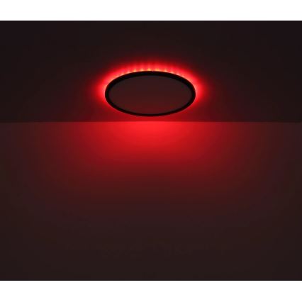Globo - LED RGB Plafoniera dimmerabile da bagno LED/18W/230V 3000-6000K + telecomando IP44 nero