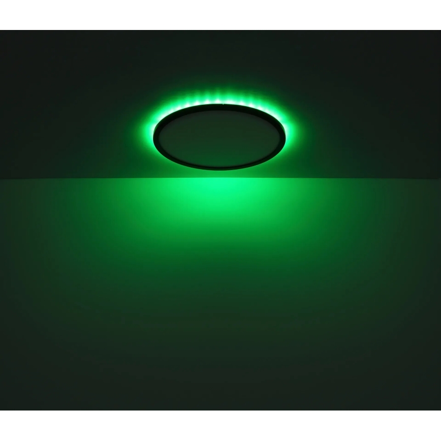 Globo - LED RGB Plafoniera dimmerabile da bagno LED/18W/230V 3000-6000K + telecomando IP44 nero