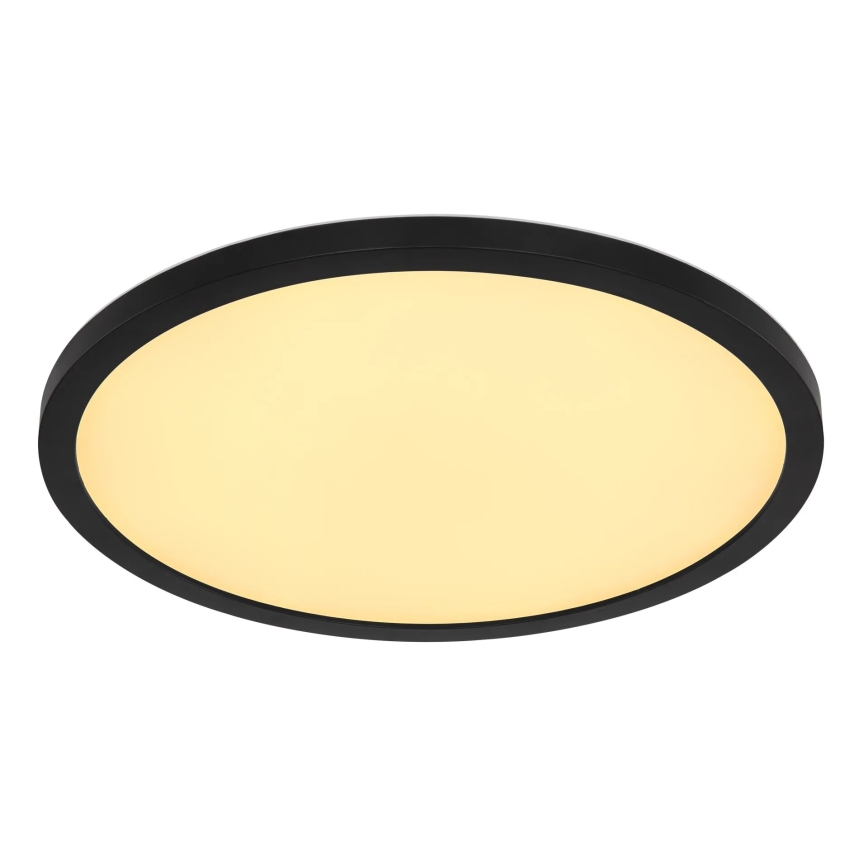 Globo - LED RGB Plafoniera dimmerabile da bagno LED/18W/230V 3000-6000K + telecomando IP44 nero