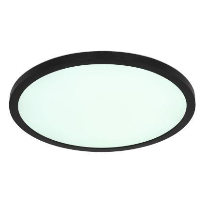 Globo - LED RGB Plafoniera dimmerabile da bagno LED/18W/230V 3000-6000K + telecomando IP44 nero