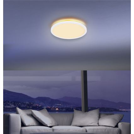 Globo - Plafoniera LED dimmerabile da bagno LED/18W/230V diametro 29,4 cm IP44 bianco