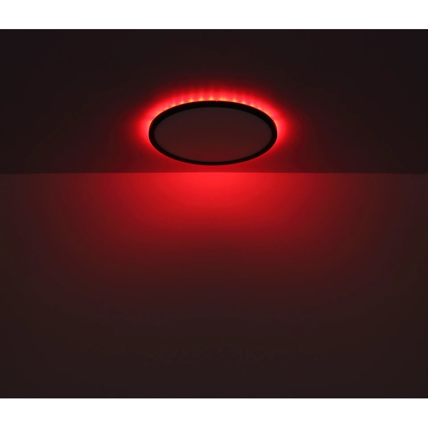 Globo - LED RGB Plafoniera dimmerabile da bagno LED/21W/230V 3000-6000K + telecomando IP44 nero