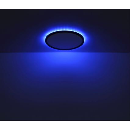 Globo - LED RGB Plafoniera dimmerabile da bagno LED/21W/230V 3000-6000K + telecomando IP44 nero