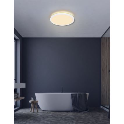 Globo - Plafoniera LED dimmerabile da bagno LED/24W/230V diametro 42 cm IP44 bianco