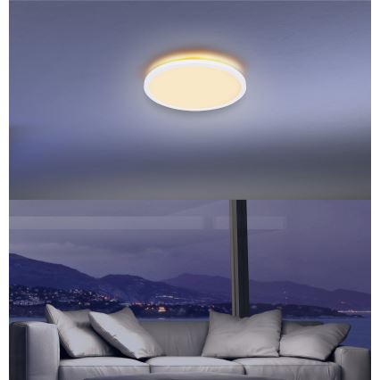 Globo - Plafoniera LED dimmerabile da bagno LED/24W/230V diametro 42 cm IP44 bianco