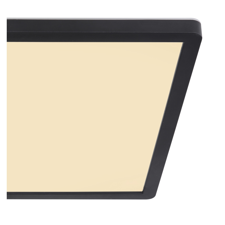 Globo - Plafoniera LED dimmerabile da bagno LED/18W/230V 29,4x29,4 cm IP44 nero