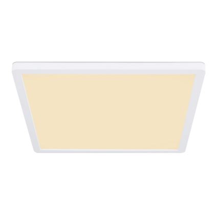 Globo - Plafoniera LED dimmerabile da bagno LED/18W/230V 29,4x29,4 cm IP44 bianco