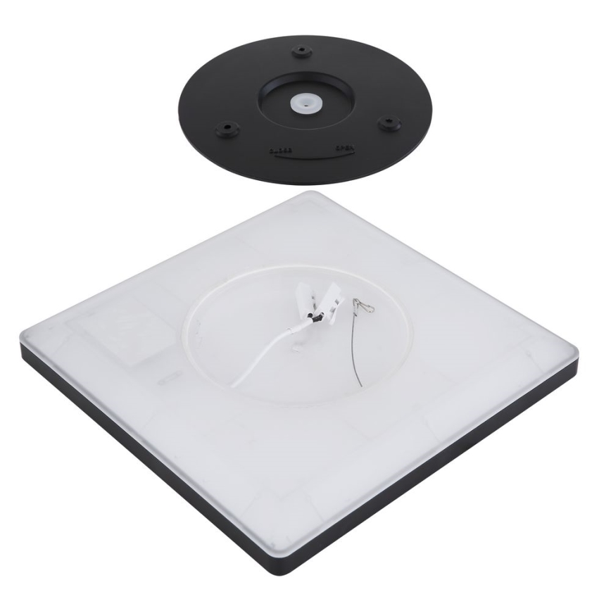 Globo - Plafoniera LED dimmerabile da bagno LED/24W/230V 42x42 cm IP44 nero