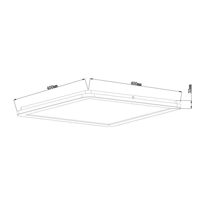 Globo - Plafoniera LED dimmerabile da bagno LED/24W/230V 42x42 cm IP44 bianco