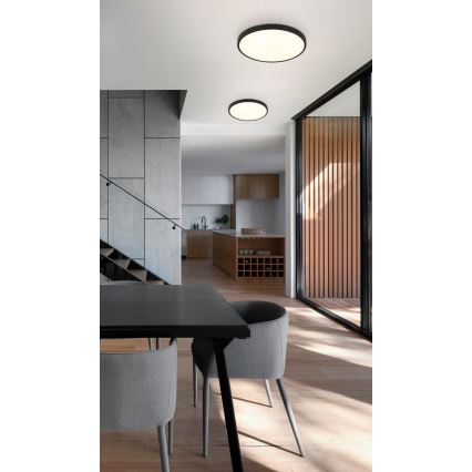 Globo - Plafoniera LED LED/15W/230V 4000K diametro 23 cm nero