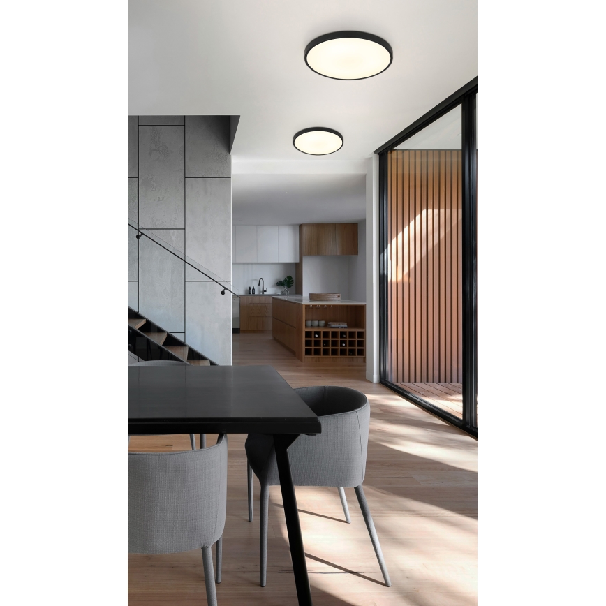 Globo - Plafoniera LED LED/15W/230V 4000K diametro 23 cm nero