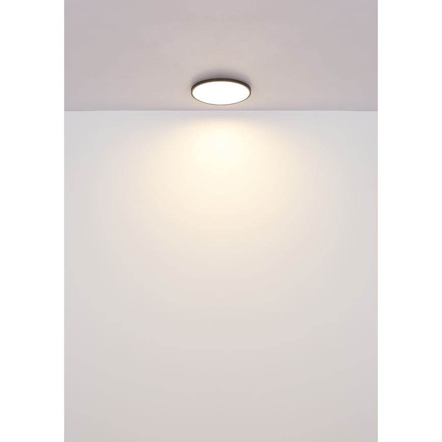 Globo - Plafoniera LED LED/15W/230V 4000K diametro 23 cm nero