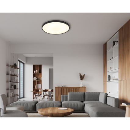 Globo - Plafoniera LED LED/32W/230V 4000K diametro 40 cm nero