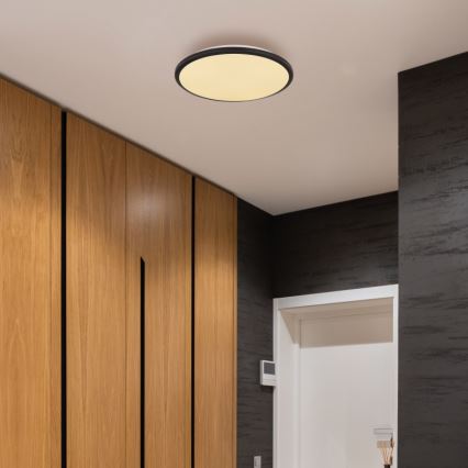 Globo - Plafoniera LED LED/18W/230V 3000K diametro 35 cm nero