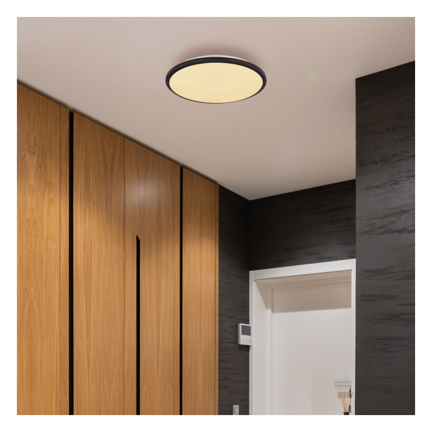 Globo - Plafoniera LED LED/18W/230V 3000K diametro 35 cm nero