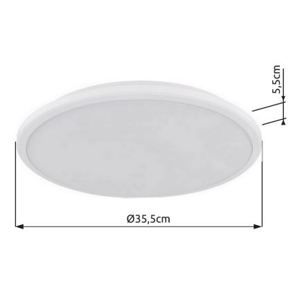 Globo - Plafoniera LED LED/18W/230V 3000K diametro 35 cm bianco