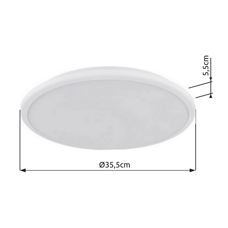 Globo - Plafoniera LED LED/18W/230V 3000K diametro 35 cm bianco