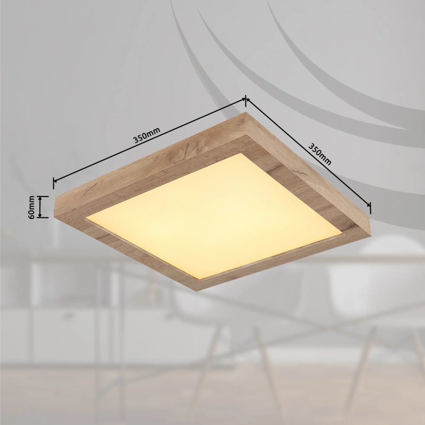 Globo - Plafoniera LED LED/16W/230V marrone