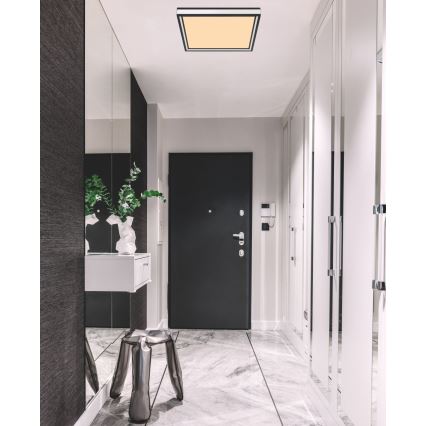 Globo - Plafoniera LED LED/12W/230V 30x30 cm nero/bianco