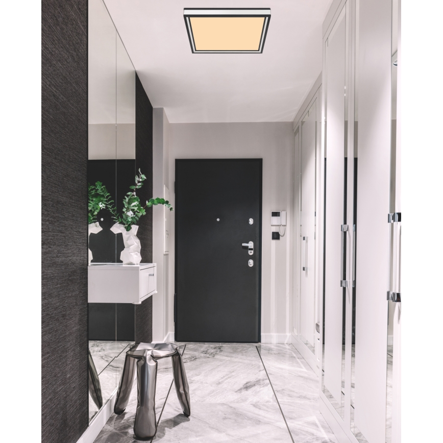 Globo - Plafoniera LED LED/12W/230V 30x30 cm nero/bianco