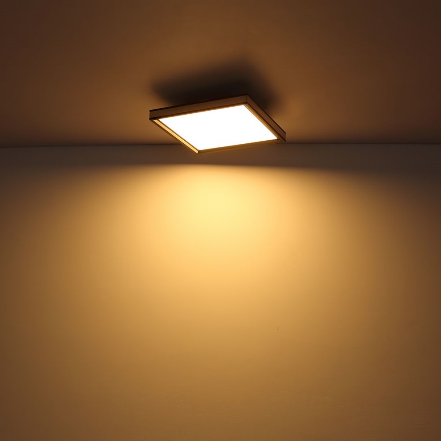 Globo - Plafoniera LED LED/12W/230V 30x30 cm nero/bianco