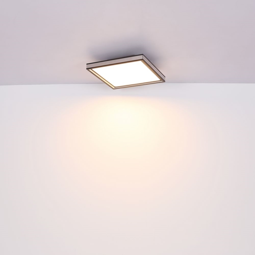 Globo - Plafoniera LED LED/12W/230V 30x30 cm nero/bianco