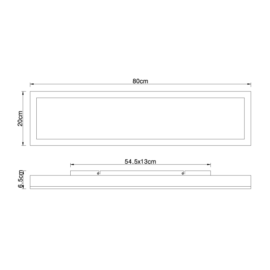 Globo - Plafoniera LED LED/24W/230V