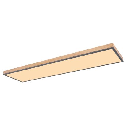 Globo - Plafoniera dimmerabile a LED/36W/230V 2700-6500K marrone/grigio + telecomando