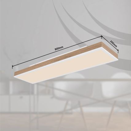 Globo - LED Plafoniera da soffitto dimmerabile LED/24W/230V 2700-6500K 20x80 cm + telecomando