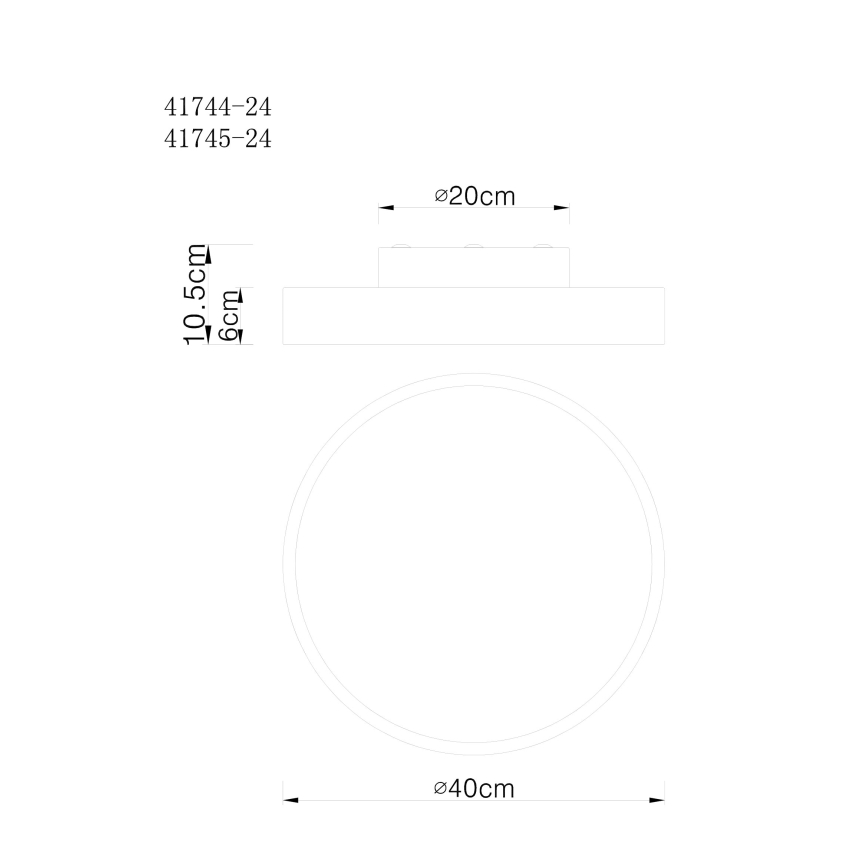 Globo -Plafoniera LED dimmerabile WISS LED/24W/230V