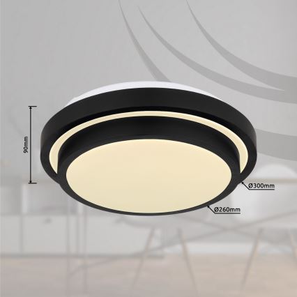 Globo - Lampada da bagno a LED con sensore LED/18W/230V IP44