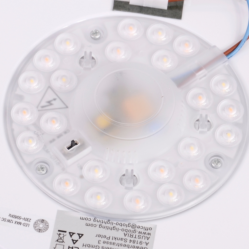 Globo - Plafoniera LED LED/12W/230V 307 mm 3000/4500/6000K