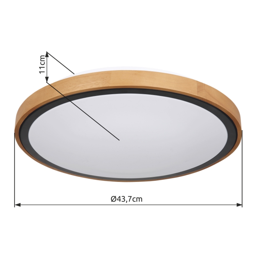 Globo - Plafoniera LED LED/24W/230V 437mm 3000/4500/6000K