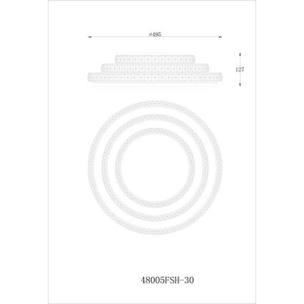 Globo - Plafoniera LED dimmerabile LED/30W/230V TUYA Wi-Fi + telecomando