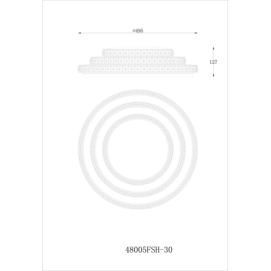 Globo - Plafoniera LED dimmerabile LED/30W/230V TUYA Wi-Fi + telecomando