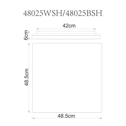 Globo - Plafoniera LED Dimmerabile LED/24W/230V Wi-Fi Tuya + TC