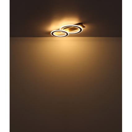 Globo - Plafoniera LED LED/40W/230V marrone