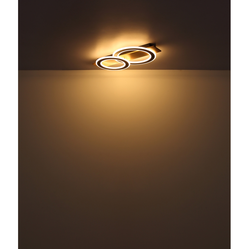 Globo - Plafoniera LED LED/40W/230V marrone