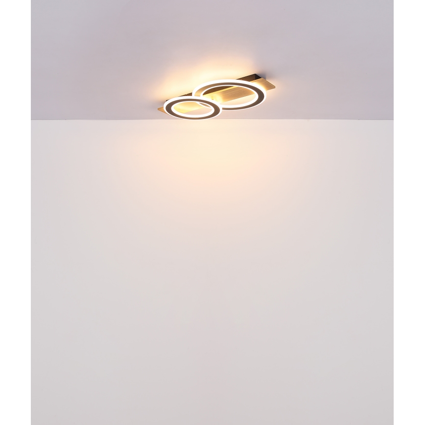 Globo - Plafoniera LED LED/40W/230V marrone