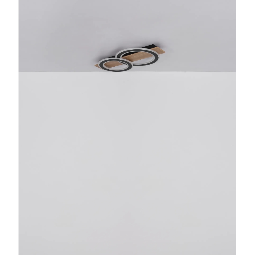 Globo - Plafoniera LED LED/40W/230V marrone
