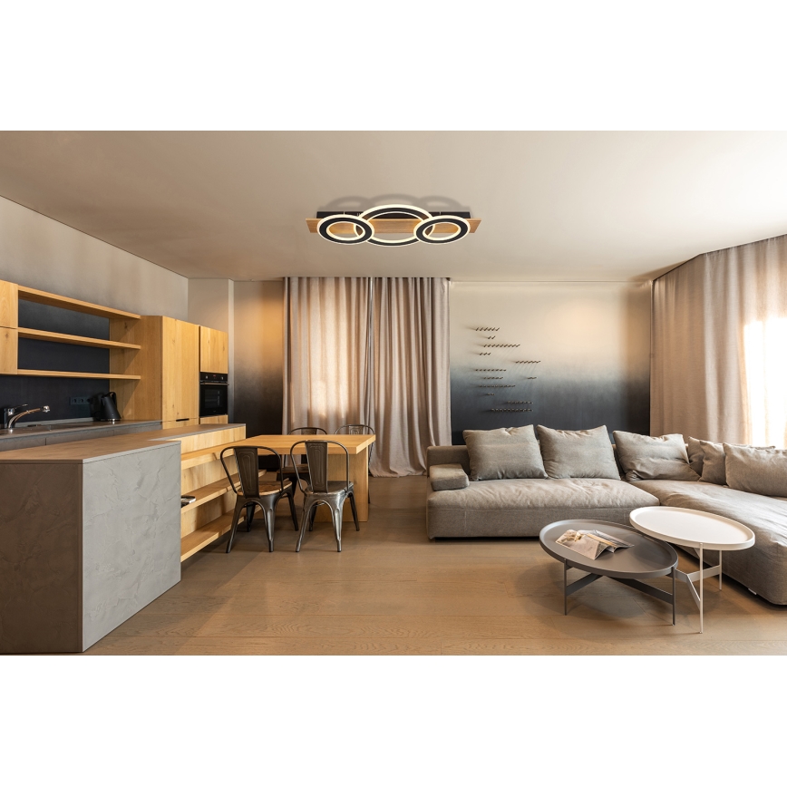 Globo - Plafoniera LED LED/50W/230V marrone