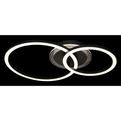 Globo - Lampada da soffitto LED LED/30W/230V 2700/4500/6500K Ø 33x50 cm nero