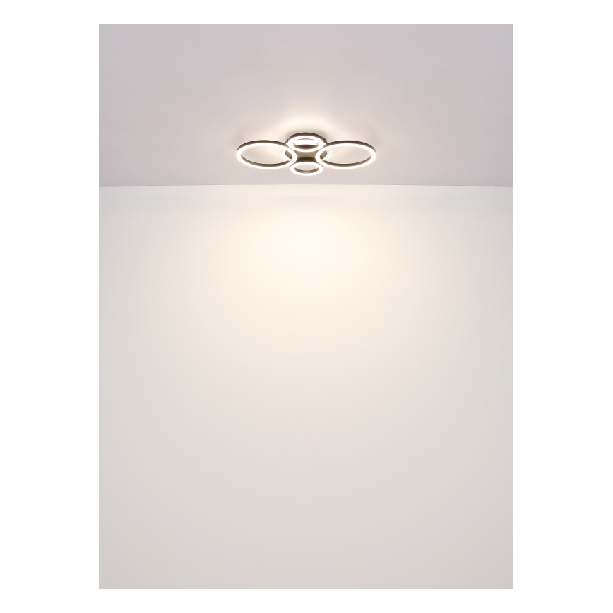Globo - Plafoniera LED/40W/230V 2700/4500/6500K Ø 35,5x53 cm nero