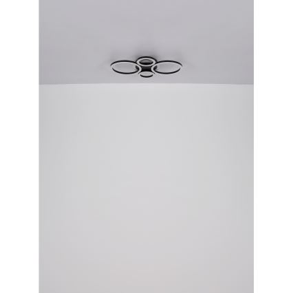 Globo - Plafoniera LED/40W/230V 2700/4500/6500K Ø 35,5x53 cm nero