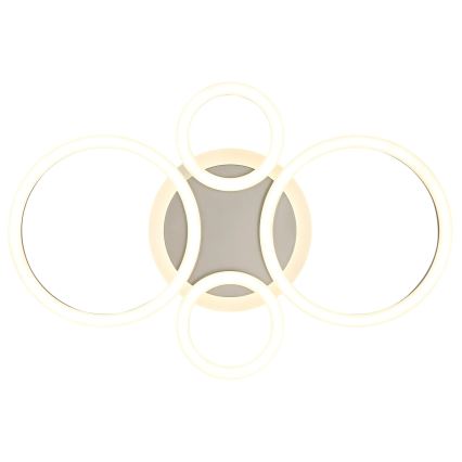 Globo - Plafoniera LED 40 W, 230 V, 2700/4500/6500 K, Ø 35,5 × 53 cm, ottone