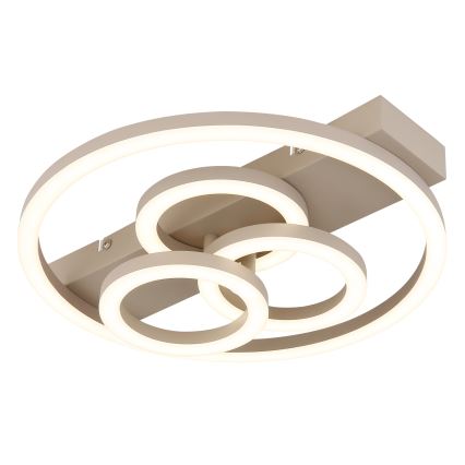 Globo - Plafoniera dimmerabile a LED 40W/230V 2700-6500K Ø 35x33 cm beige + telecomando