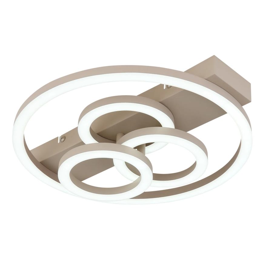 Globo - Plafoniera dimmerabile a LED 40W/230V 2700-6500K Ø 35x33 cm beige + telecomando