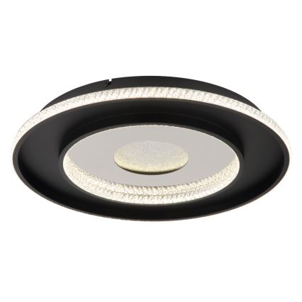 Globo - Plafoniera LED dimmerabile LED/30W/230V 2700-6500K diametro 52,5 cm nero + telecomando